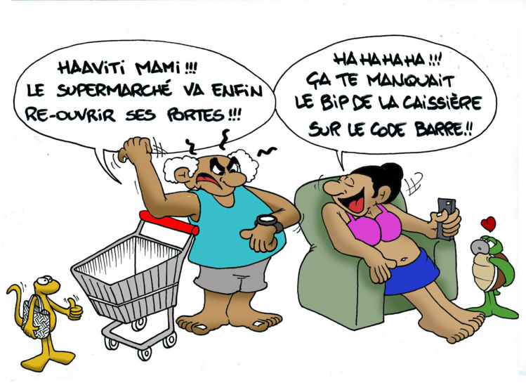 " La réouverture de Carrefour " vu par Munoz