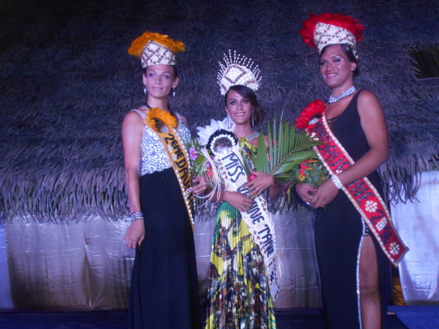 Tepoea Teikiteepupuni a été élue Miss Vahine Tane 2016