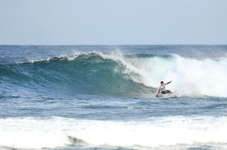 Mihimana Braye a bien géré la situation à Haleiwa Mihimana Braye a bien géré la situation à Haleiwa