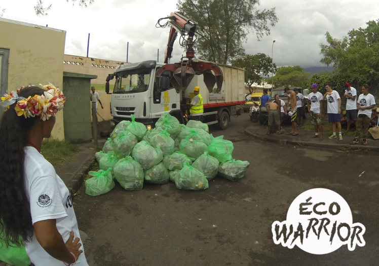 Environ six tonnes et demie de déchets ont été collectées par la Brigade verte sur la commune de Papeete.