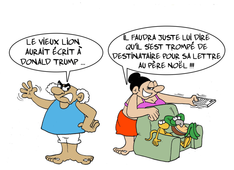 " Flosse écrit à Trump " par Munoz " Flosse écrit à Trump " par Munoz