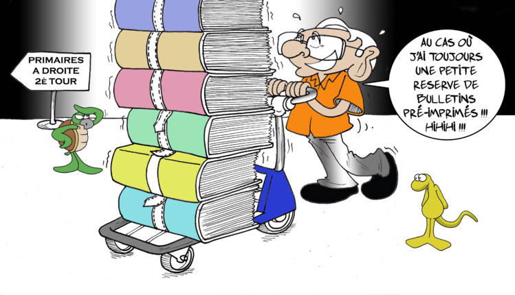 " Primaire de la droite, 2ème tour " par Munoz " Primaire de la droite, 2ème tour " par Munoz
