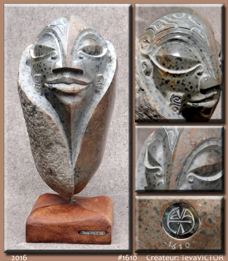 Les sculptures sont cette fois de taille moyenne afin de pouvoir être exposées à l'intérieur des fare. Les sculptures sont cette fois de taille moyenne afin de pouvoir être exposées à l'intérieur des fare.