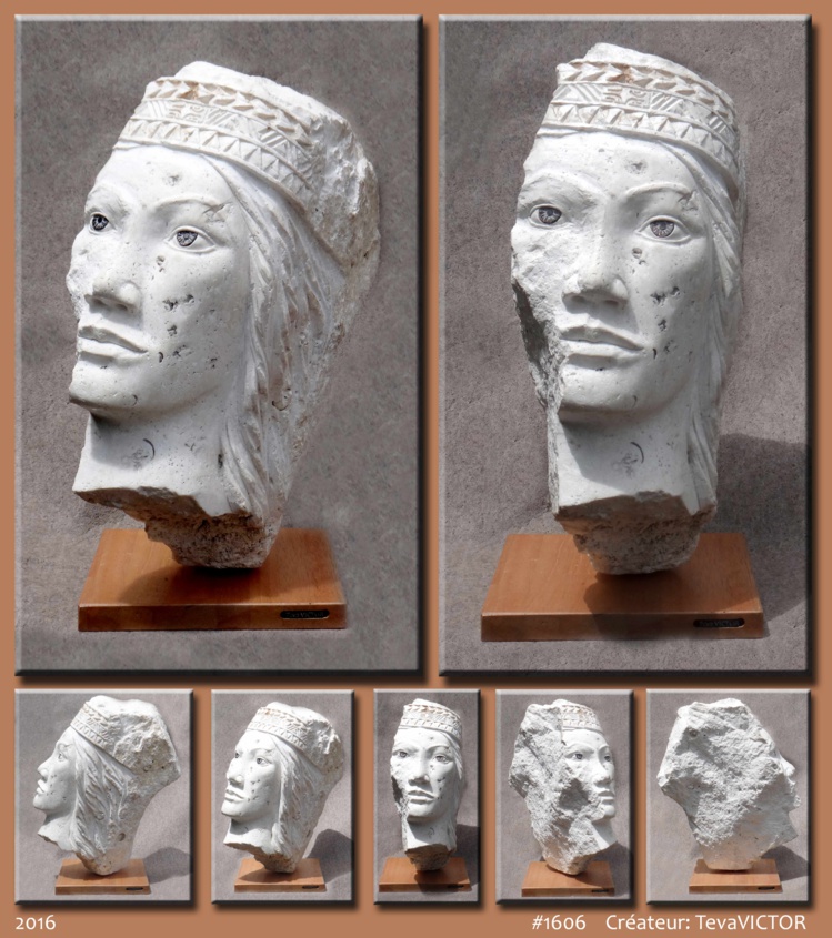 Toutes les pièces sont posées sur des socles en bois et tournent à 360°. Toutes les pièces sont posées sur des socles en bois et tournent à 360°.