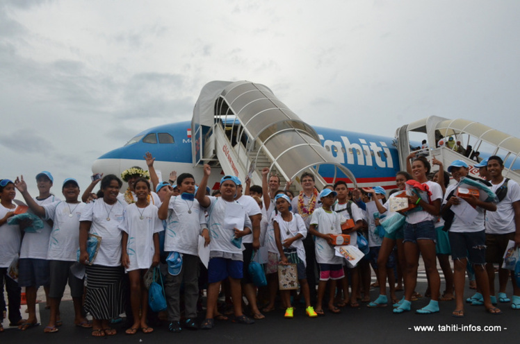 Un "Voyage du cœur" au-dessus des îles pour plus de 250 enfants Un "Voyage du cœur" au-dessus des îles pour plus de 250 enfants