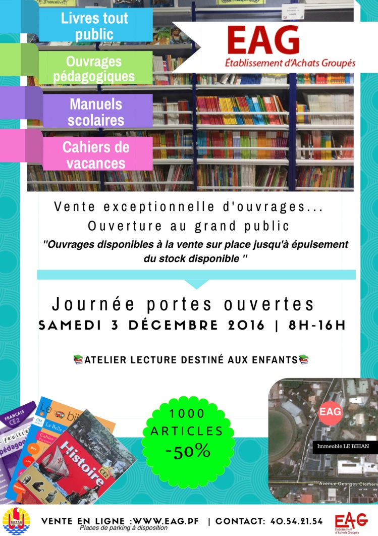 Portes ouvertes aux Etablissements d'achats groupés: des livres scolaires à -50% Portes ouvertes aux Etablissements d'achats groupés: des livres scolaires à -50%