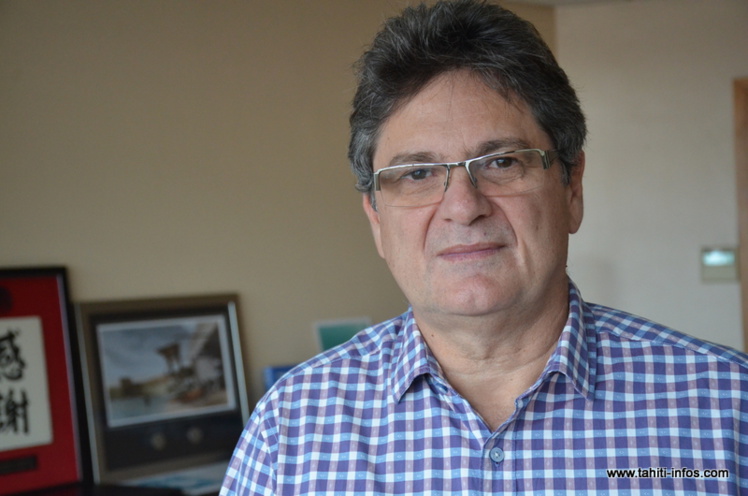 Michel Monvoisin, Président-directeur général (P-dg) de la compagnie aérienne Air Tahiti Nui.