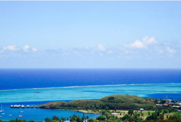 La pointe Tata’a vue depuis le lotissement Taina à Punaauia. Photo Astrid Drollet La pointe Tata’a vue depuis le lotissement Taina à Punaauia. Photo Astrid Drollet