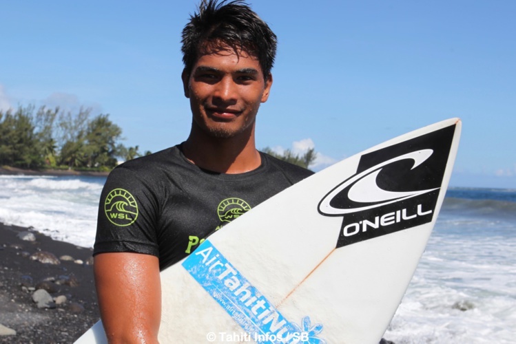 O'Neil Massin est un des meilleurs surfeurs tahitiens actuellement O'Neil Massin est un des meilleurs surfeurs tahitiens actuellement