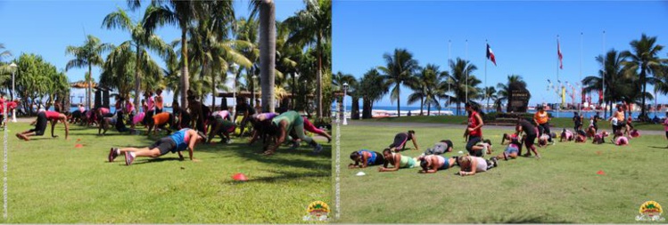 Plusieurs activités sportives étaient mises en place pour la journée.