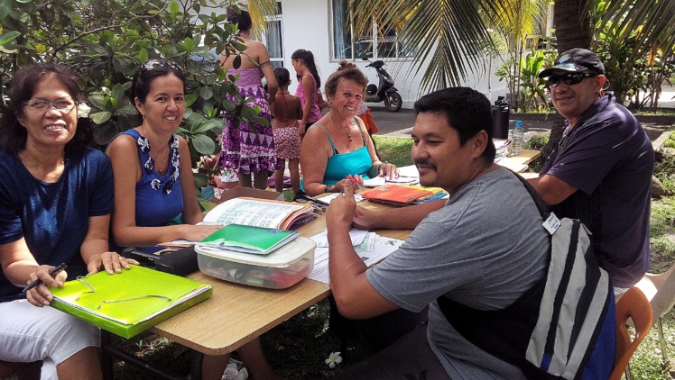 La présidente, Mareva Ebb-Raoulx, et des membres de l'Association des parents d'élèves de l'établissement (l'APELEA). La présidente, Mareva Ebb-Raoulx, et des membres de l'Association des parents d'élèves de l'établissement (l'APELEA).
