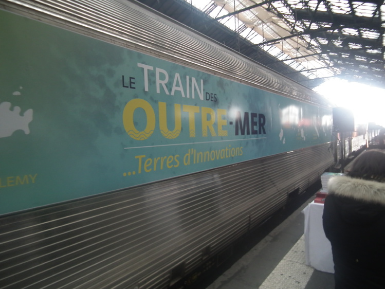 A Paris, Ericka Bareigts inaugure le Train des Outre-mer A Paris, Ericka Bareigts inaugure le Train des Outre-mer