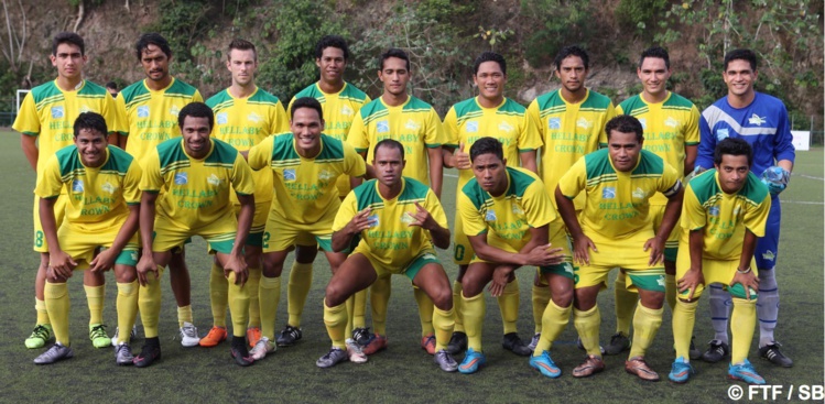 L'équipe de Tefana, actuellement leader du championnat L'équipe de Tefana, actuellement leader du championnat