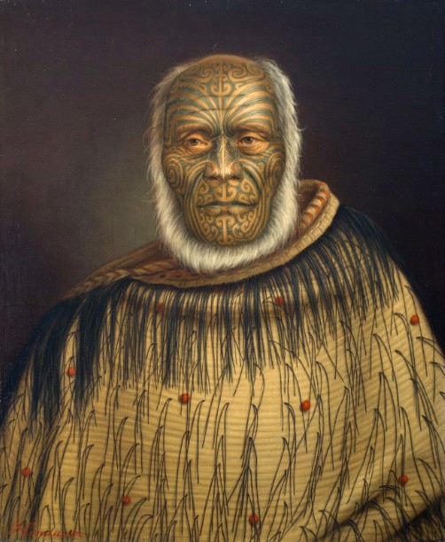Ihaka Whanga, huile sur toile, Auckland Art Gallery Toi o Tamaki, don de Mr H E Partridge, 1915