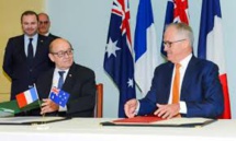 Australie et France signent leur mégacontrat pour 12 sous-marins Australie et France signent leur mégacontrat pour 12 sous-marins