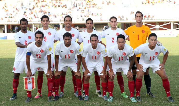 La sélection de Tahiti lors de la dernière Nation's Cup