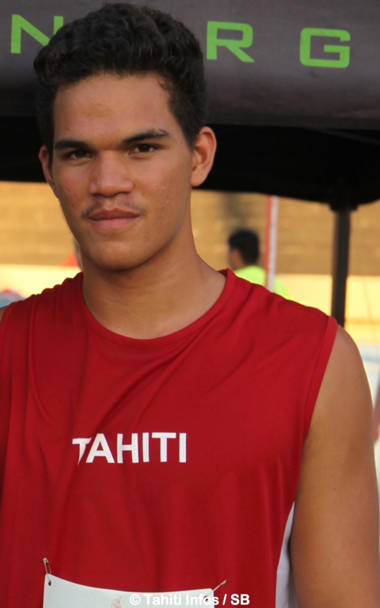 Teura, un jeune athlète prometteur Teura, un jeune athlète prometteur