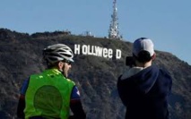 Les lettres "HOLLYWOOD" détournées pour fêter la légalisation de la majiruana Les lettres "HOLLYWOOD" détournées pour fêter la légalisation de la majiruana