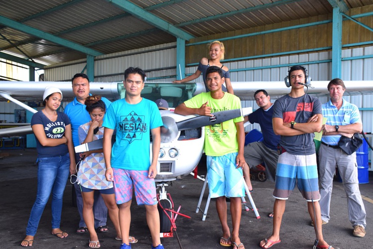 Un baptême de l’air pour 10 jeunes de Faa’a  