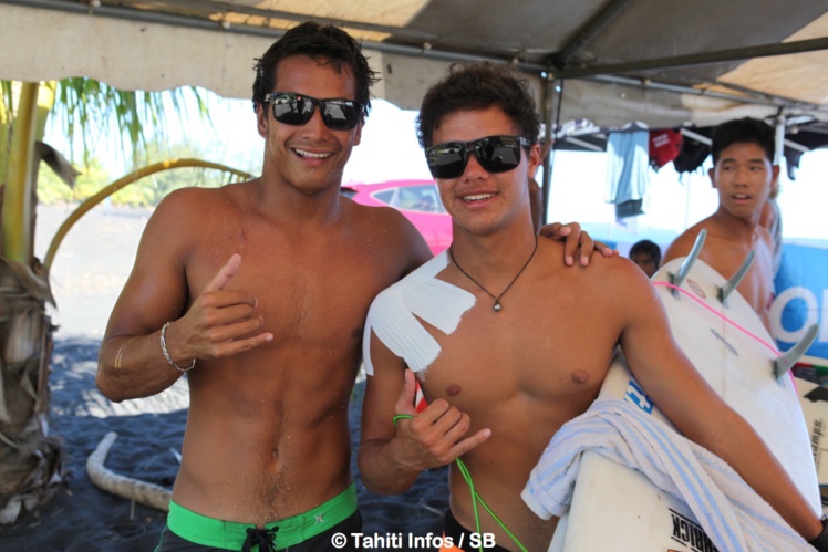 Mihimana Braye avec Mateia Hiquily Mihimana Braye avec Mateia Hiquily