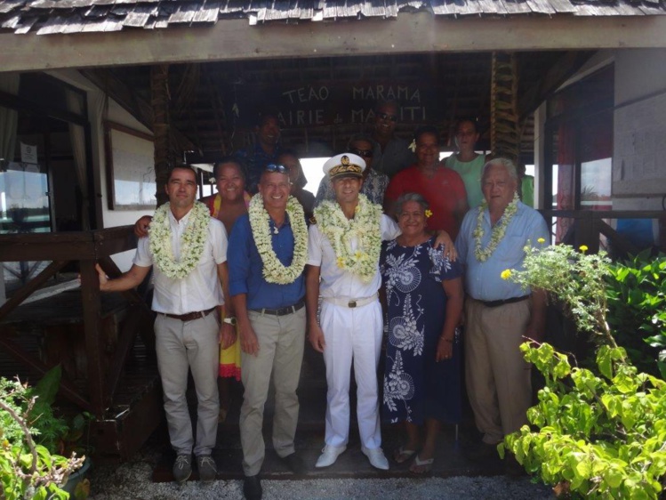 Première visite officielle du Chef de la Subdivision administrative des Iles-sous- le-Vent à Maupiti