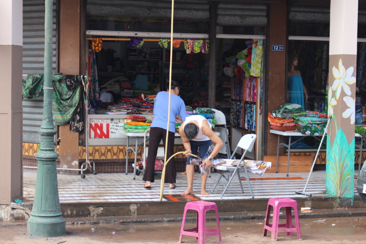 Inondations : Les commerçants espèrent une aide du Pays