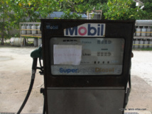 La station essence est à sec depuis plusieurs jours.