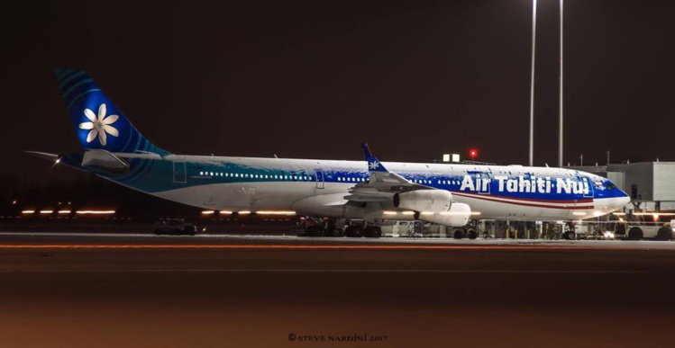 Insolite: un avion ATN couvert de neige à Montréal