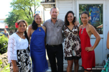 Laurent Vicart ses mannequins d'un jour. Laurent Vicart ses mannequins d'un jour.