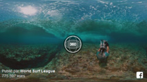 La vague de Teahupoo en vidéo 360 degrés : une vidéo bluffante