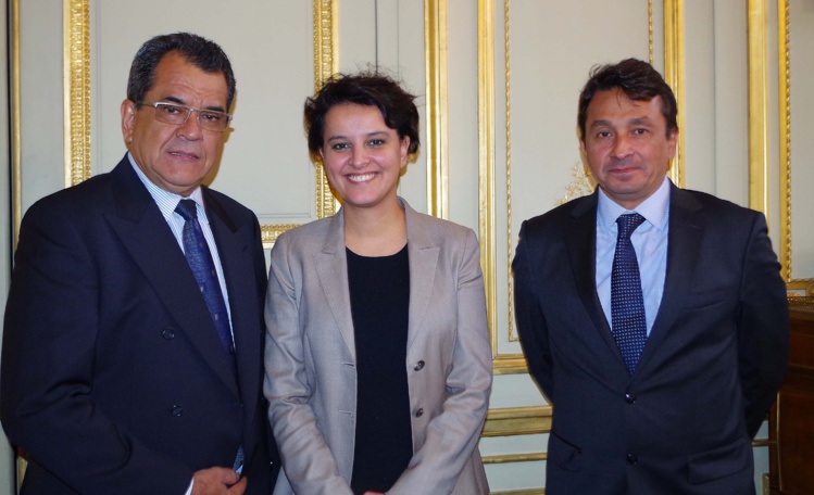 Edouard Fritch rencontre Najat Vallaud-Belkacem à Paris Edouard Fritch rencontre Najat Vallaud-Belkacem à Paris