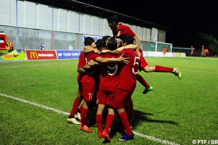 La joie après le but de Yann Vivi La joie après le but de Yann Vivi