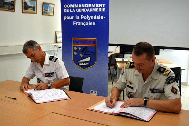 Le RSMA et la gendarmerie signent une convention pour recruter dans les îles éloignées