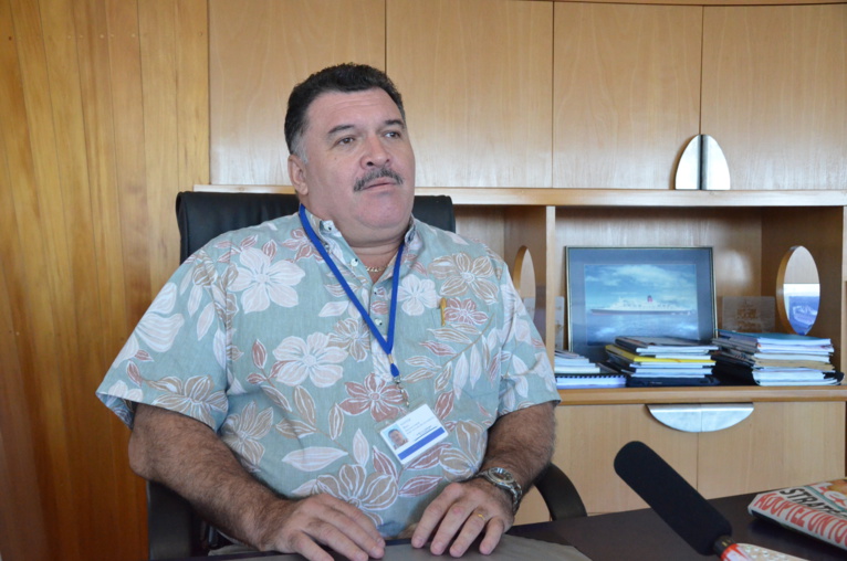 Mario Banner, alors directeur général du Port Autonome de Papeete (octobre 2012).