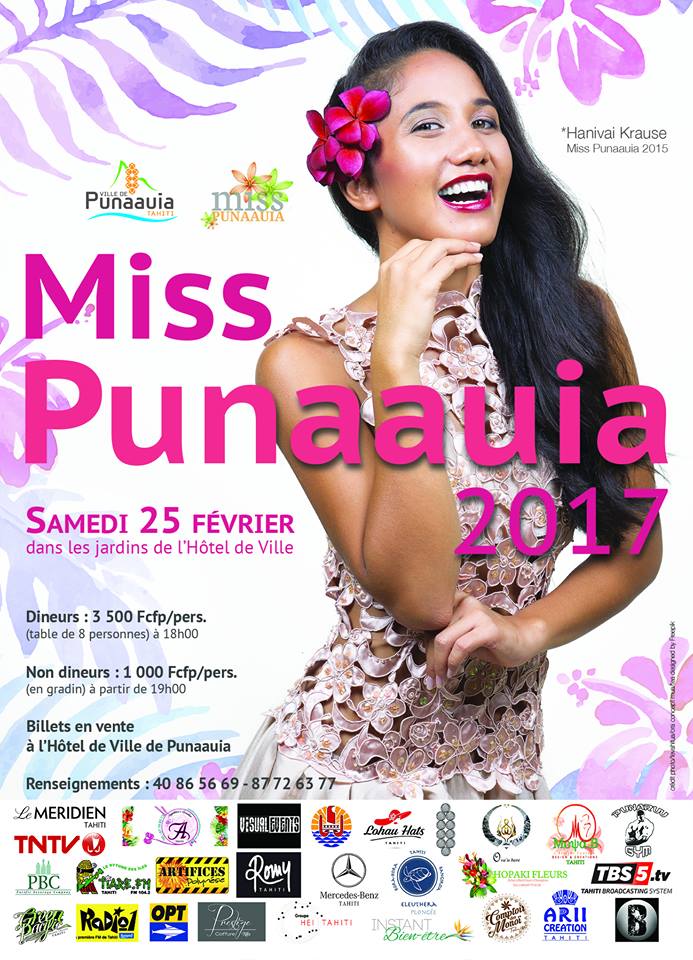 Miss Punaauia 2017 : qui succédera à Hanivai Krause ?
