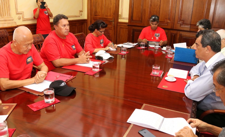 Le président s’entretient avec le nouveau bureau de l’association 193