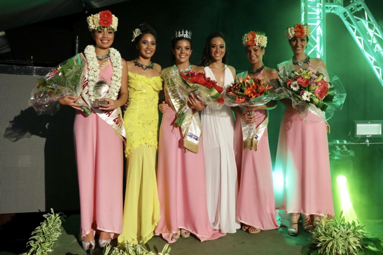 Mareva Domby a été sacrée Miss Punaauia 2017