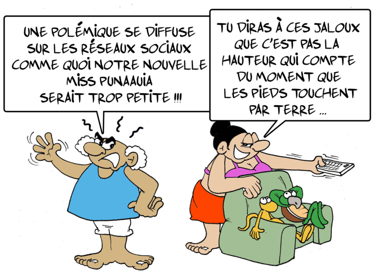 " Miss Punaauia " vu par Munoz