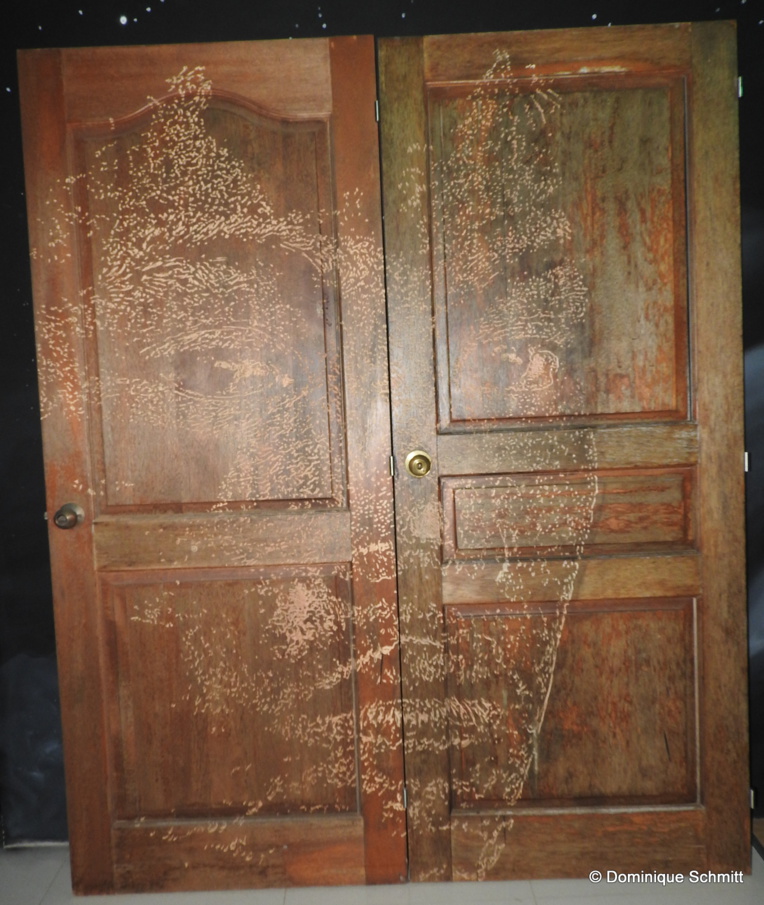 Il a fait un autre portrait local, cette fois sur un support en bois. Il a fait un autre portrait local, cette fois sur un support en bois.