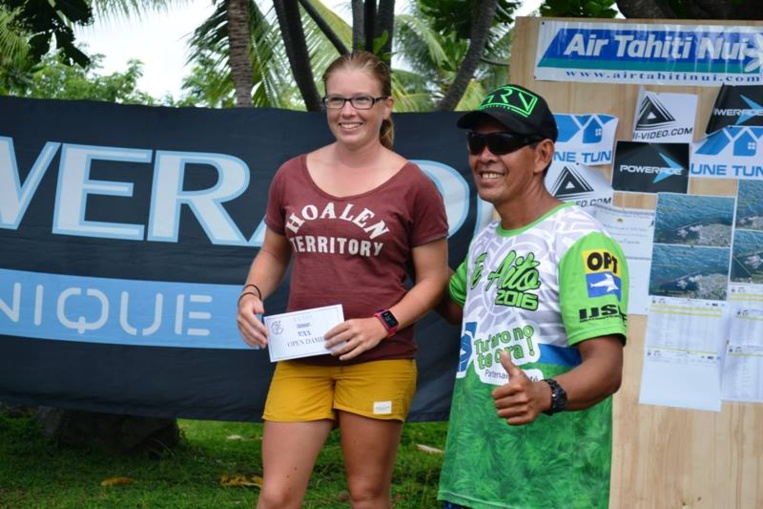 Floriane Broustal, unique participante en kayak open dame Floriane Broustal, unique participante en kayak open dame