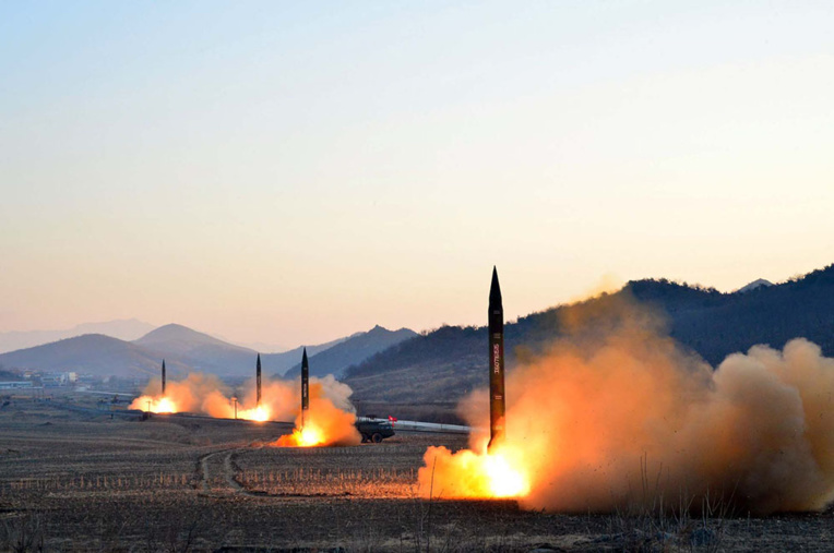 Pyongyang dit s'entraîner pour frapper les bases américaines au Japon