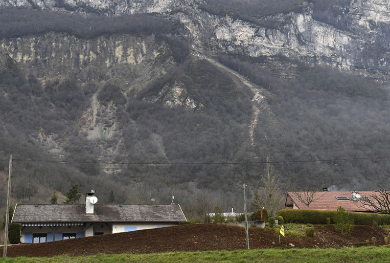 Un éboulement rocheux menace 88 maisons dans l'Ain