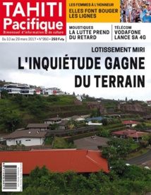 A la Une de Tahiti Pacifique A la Une de Tahiti Pacifique