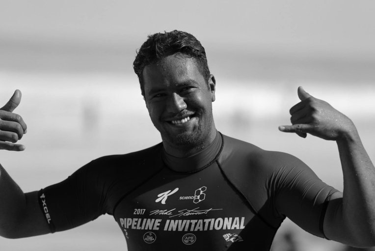 Angelo Faraire, ravi de son résultat à Pipeline Angelo Faraire, ravi de son résultat à Pipeline