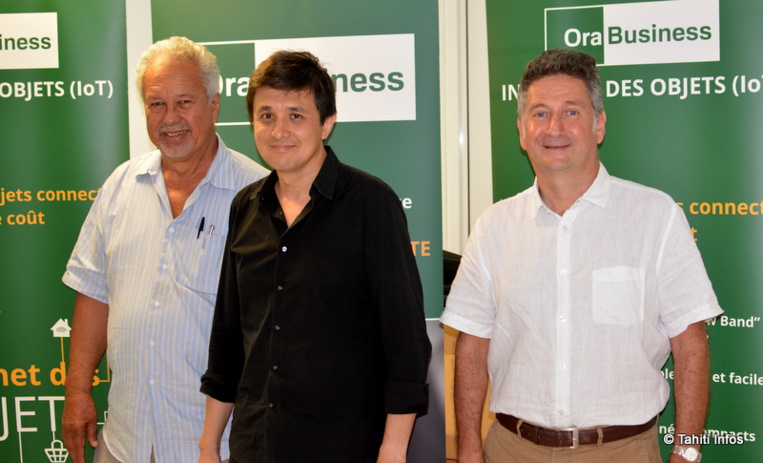 Mario Nouveau (président et actionnaire majoritaire de Viti), Raymond Colombier (directeur commercial) et Bernard Foray (directeur général).