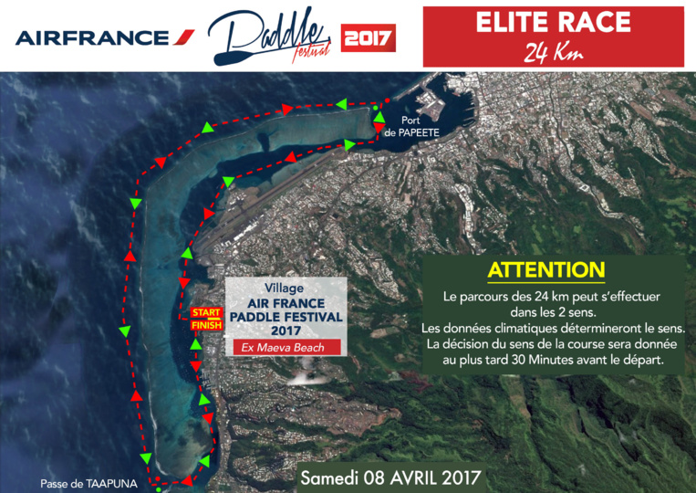 Le parcours de la course Elite Le parcours de la course Elite