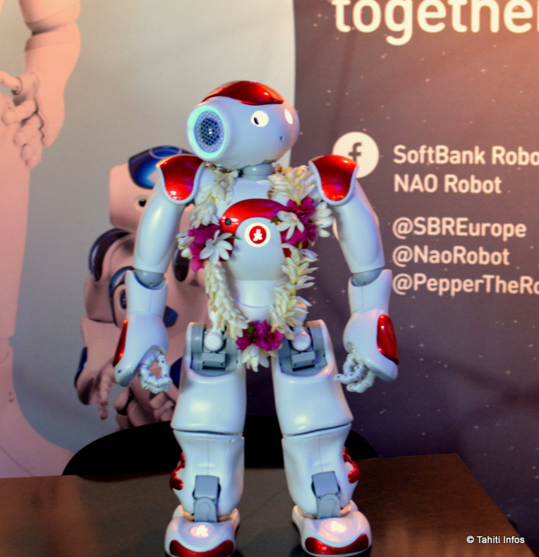 Le petit robot Nao a fait craquer le public