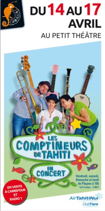 Les Comptineurs de Tahiti font une dernière scène en trio