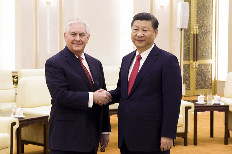 Xi Jinping et Tillerson prêts à travailler à un rapprochement Chine-USA