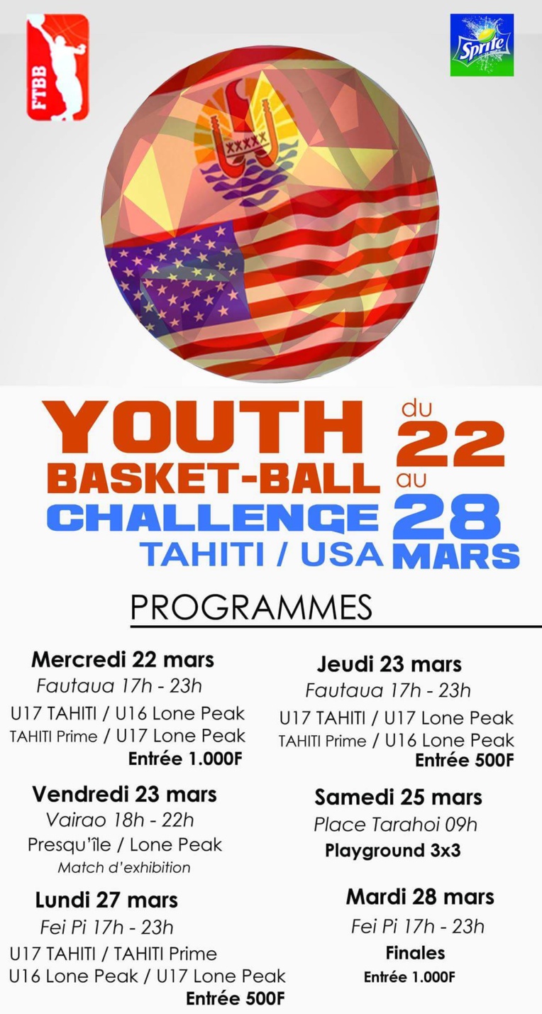 Basket – Challenge Tahiti/USA : Du beau spectacle en perspective